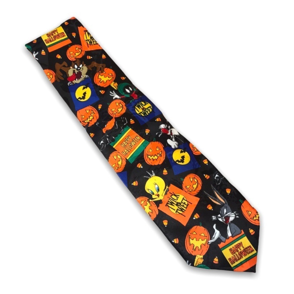 Warner Bros. Looney Tunes Halloween‎ Tweety Taz Tie 1996
